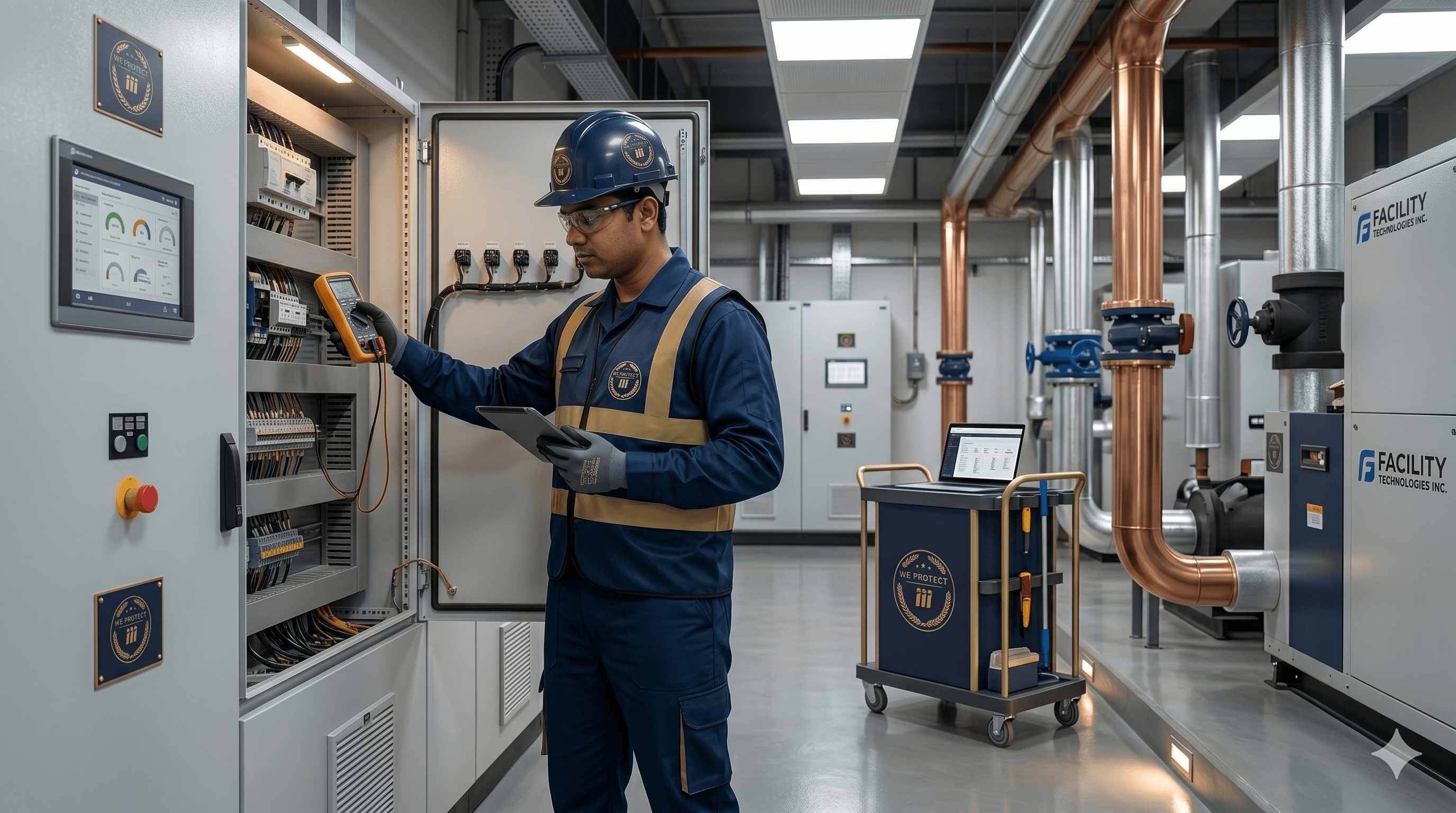 Professional technical and maintenance staff